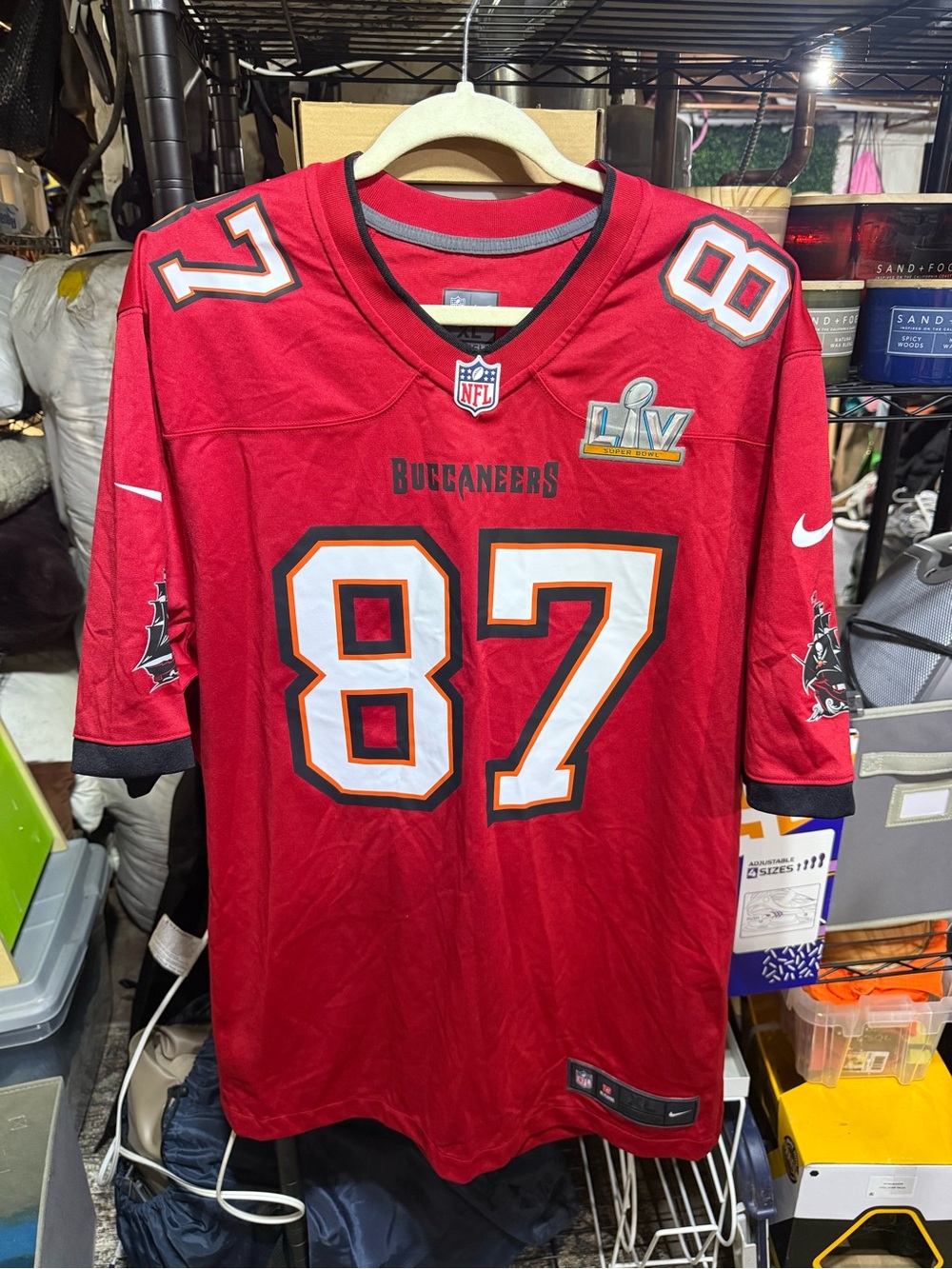 Nike Tampa Bay Buccaneers Rob Gronkowski #87 Super Bowl LV Jersey XL